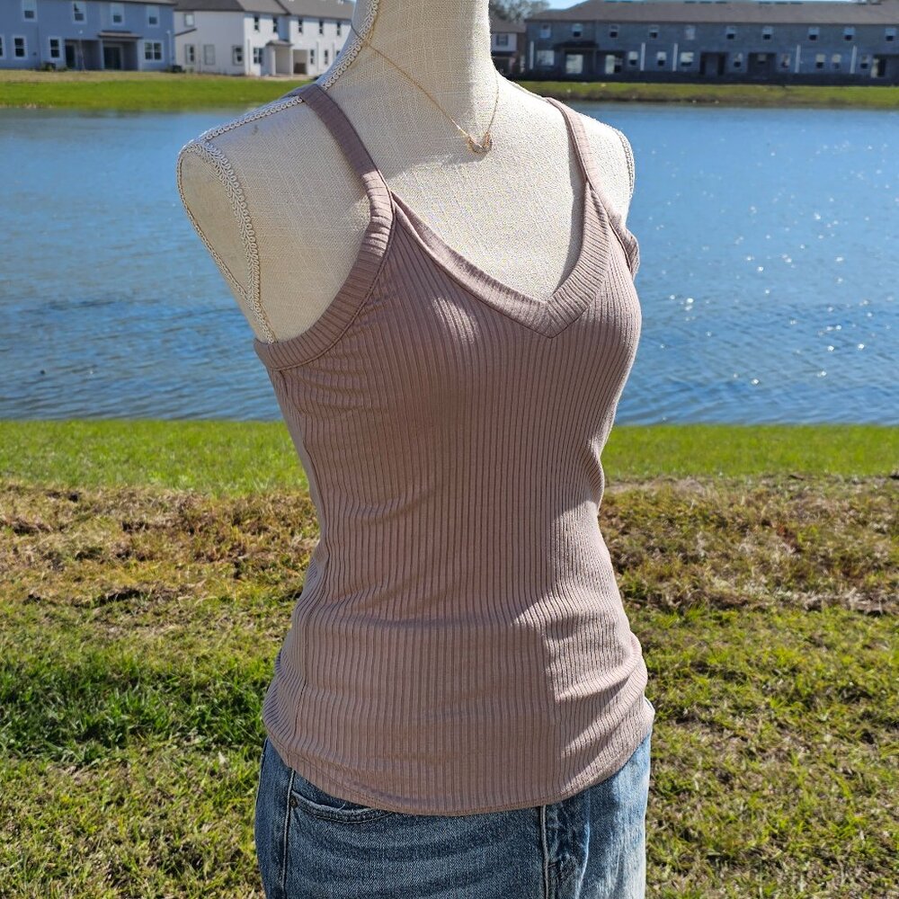 *** Basic Babe Tank Top - Ash Mocha Medium